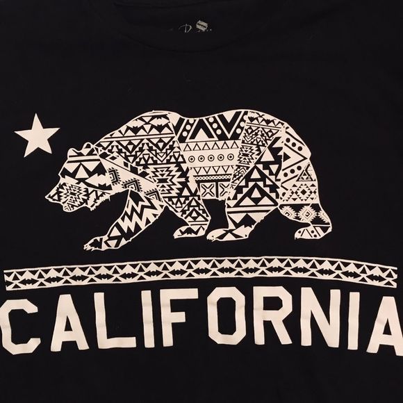 Raw Uncut Tee Shirt, California, Cotton, Mens - Picture 5 of 5